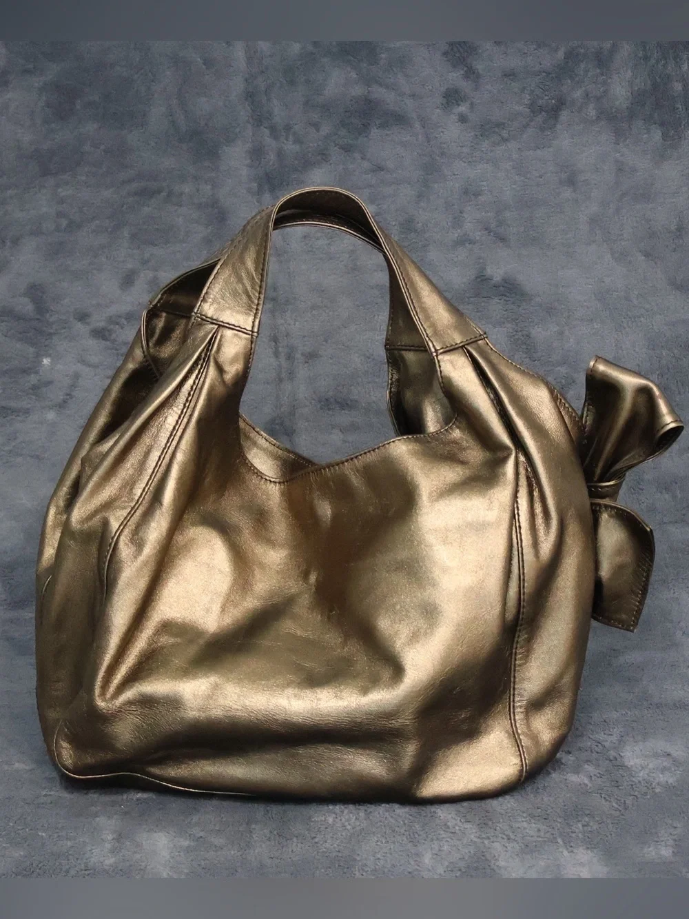 Valentino Garavani Nuage Bow Hobo Bag – Black Leather